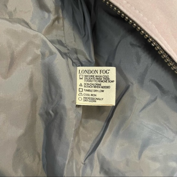 London Fog Mauve Jacket Size Medium Petite - Picture 2 of 5